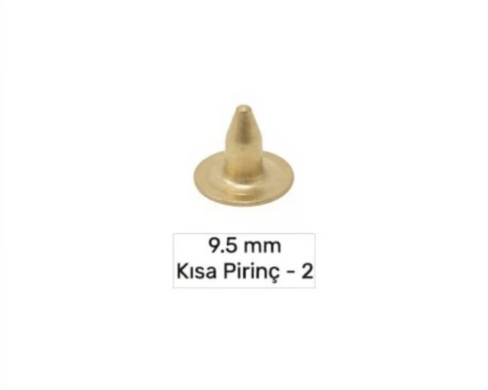 9.5 Mm Pirinç Kısa Çivi-2 - Ham