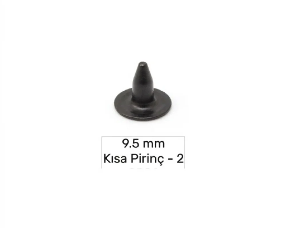 9.5 Mm Pirinç Kısa Çivi-2 - Avrupa Siyah Oksit