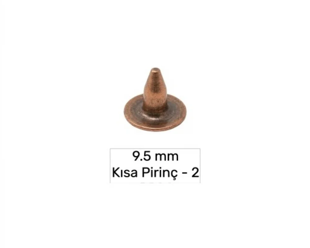 9.5 Mm Pirinç Kısa Çivi-2 - Bakır Oksit