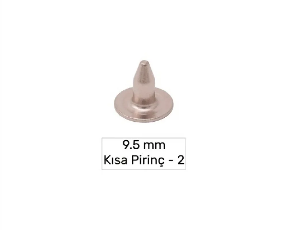 9.5 Mm Pirinç Kısa Çivi-2 - Bakırlı Kalay