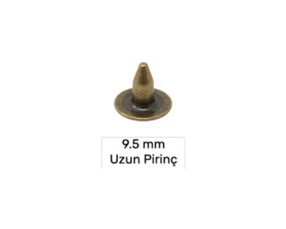 9.5 Mm Pirinç Uzun Çivi - Antik Sarı