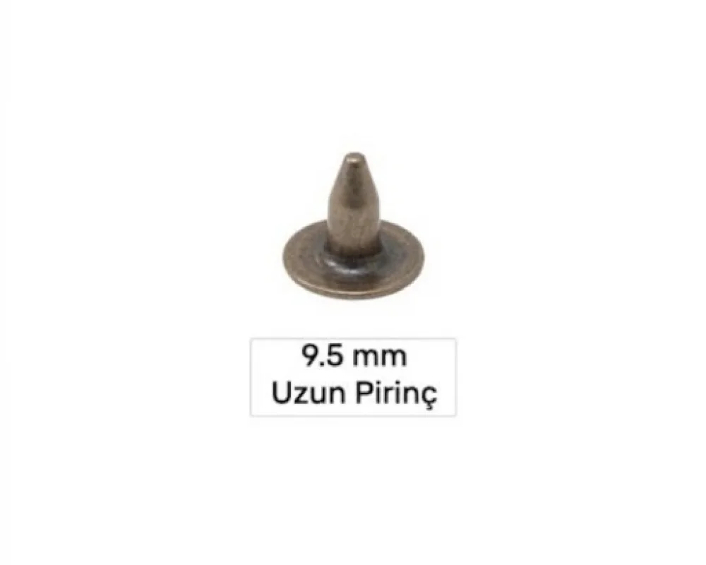 9.5 Mm Pirinç Uzun Çivi - Kalay Oksit