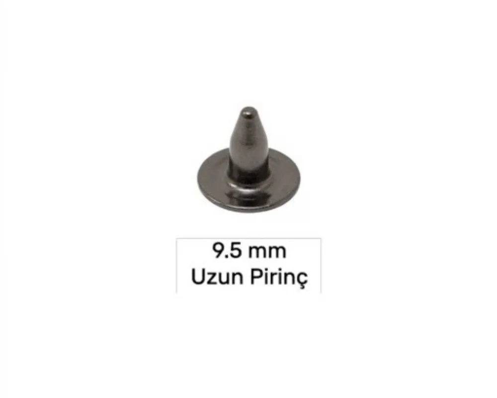 9.5 Mm Pirinç Uzun Çivi - Siyah Nikel*