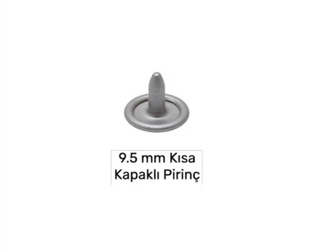 9.5 Mm Pirinç Çivi Kapaklı Kısa - Kalay