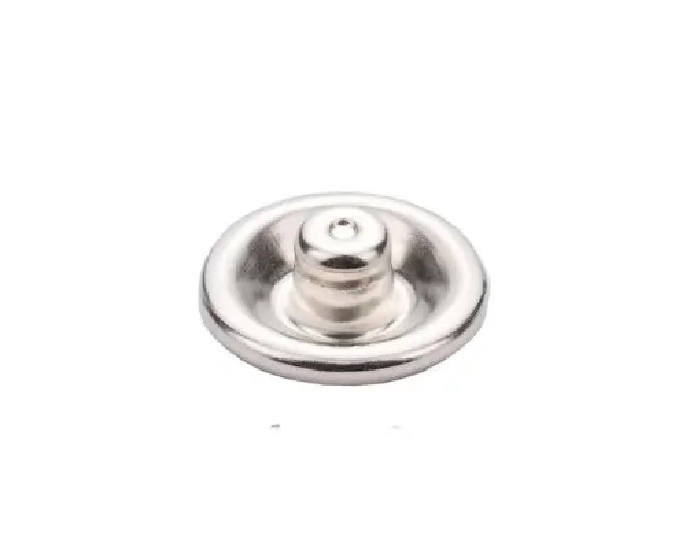 9.5 Mm Paslanmaz Erkek Parça Klıkıt Çıtçıt - Free Nikel