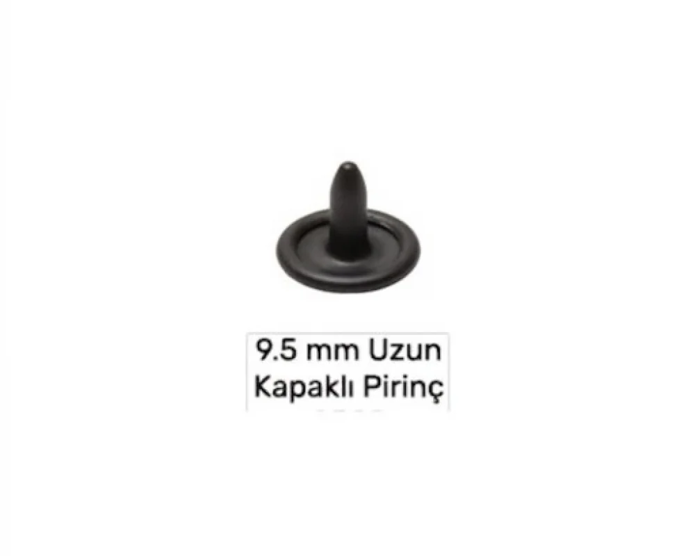 9.5 Mm Pirinç Çivi Kapaklı Uzun - Avrupa Siyah Oksit