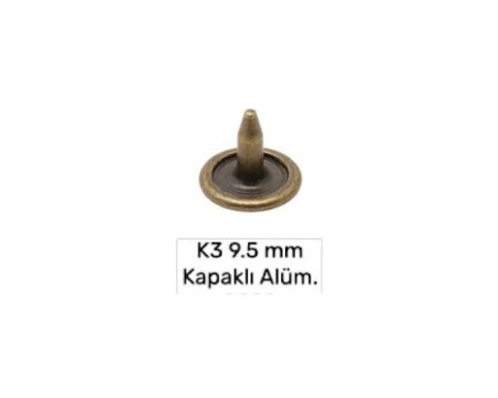 9.5 Mm Kapaklı Alüminyum Çivi K-3 - Antik Sarı