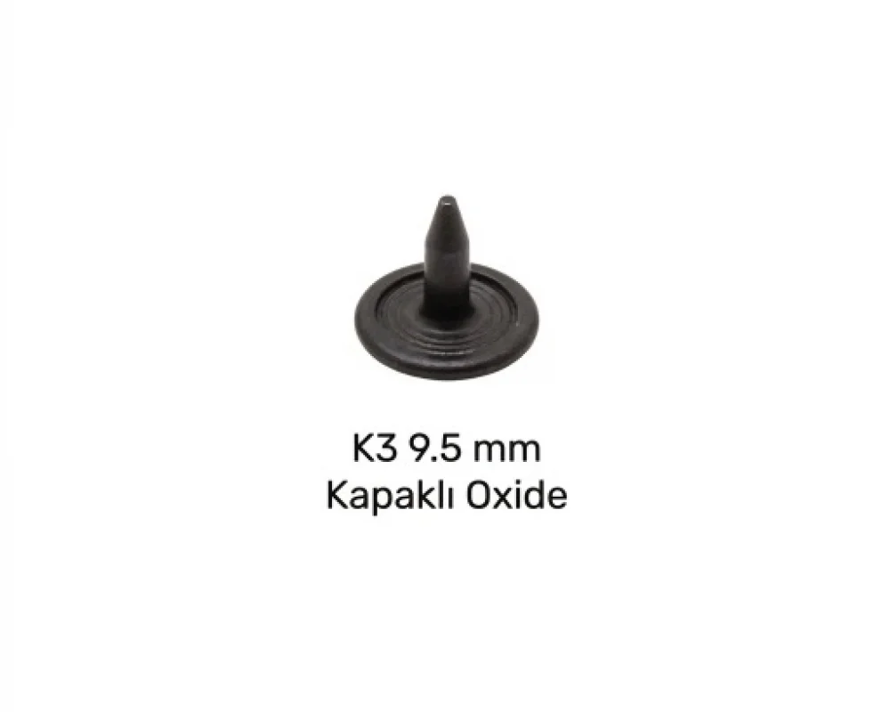 9.5 Mm Kapaklı Alüminyum Çivi K-3 - Avrupa Siyah Oksit