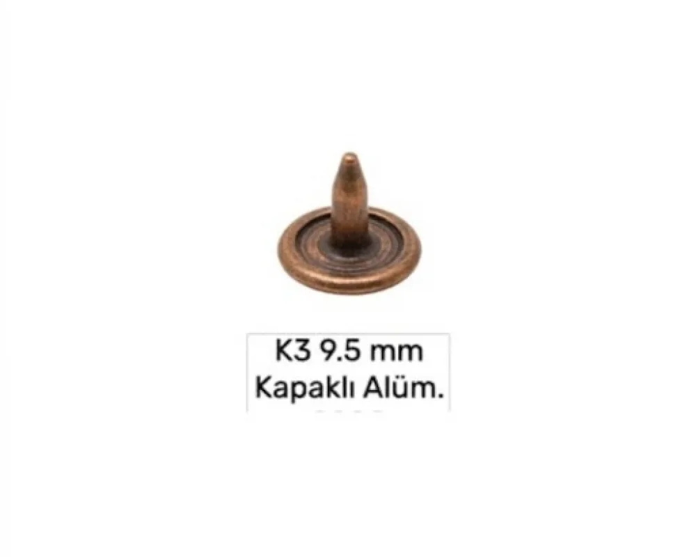9.5 Mm Kapaklı Alüminyum Çivi K-3 - Bakır Oksit