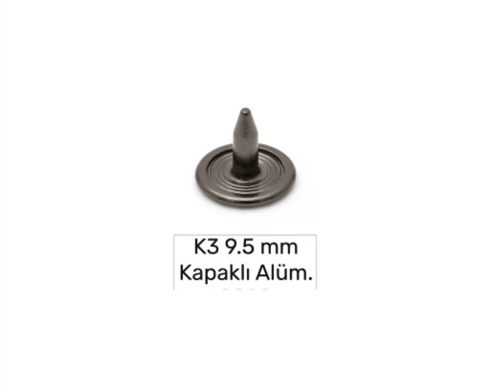 9.5 Mm Kapaklı Alüminyum Çivi K-3 - Siyah Nikel*