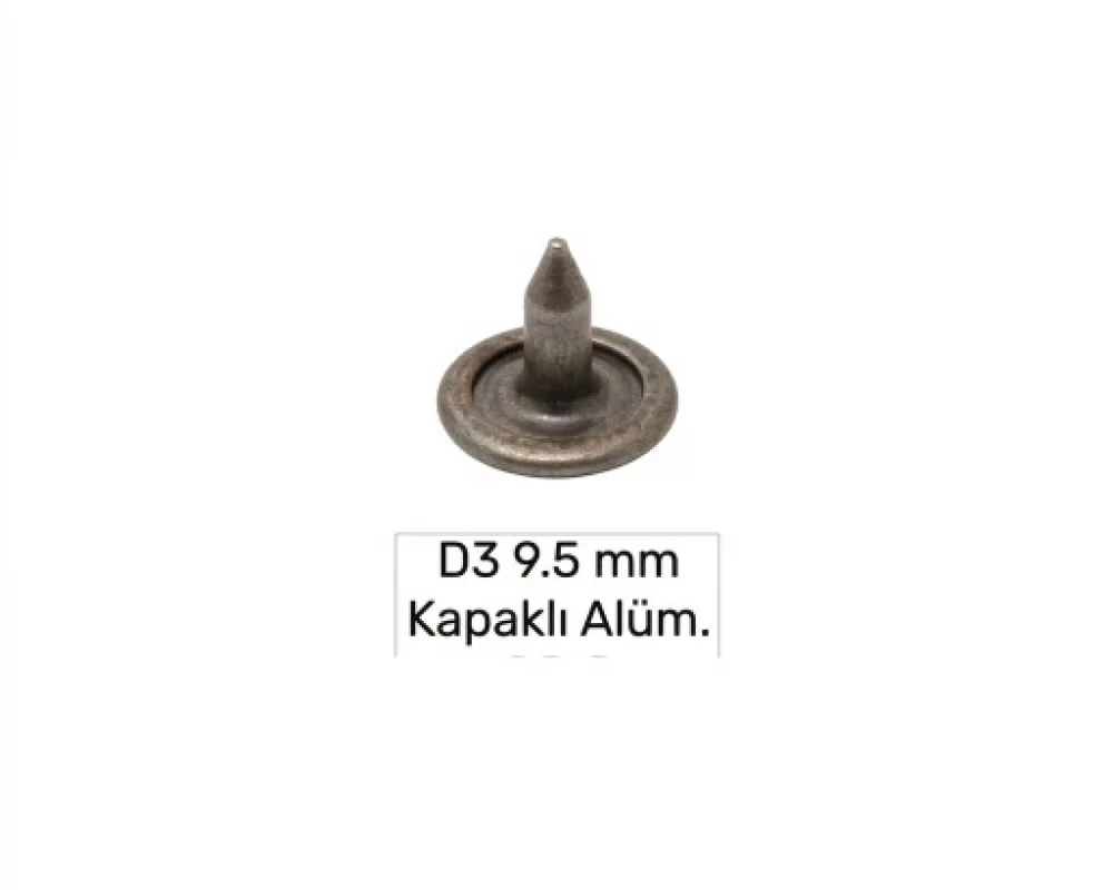 9.5 Mm Kapaklı Alüminyum Çivi D-3 - Kalay Oksit