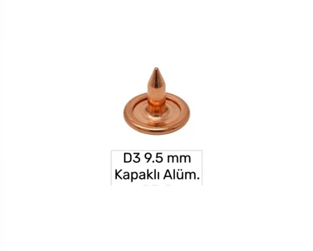 9.5 Mm Kapaklı Alüminyum Çivi D-3 - Bakır