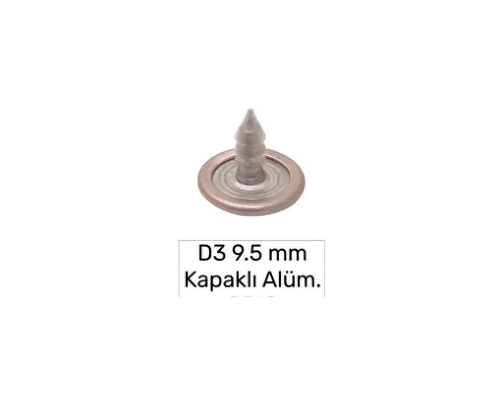 9.5 Mm Kapaklı Alüminyum Çivi D-3 - Bakırlı Kalay