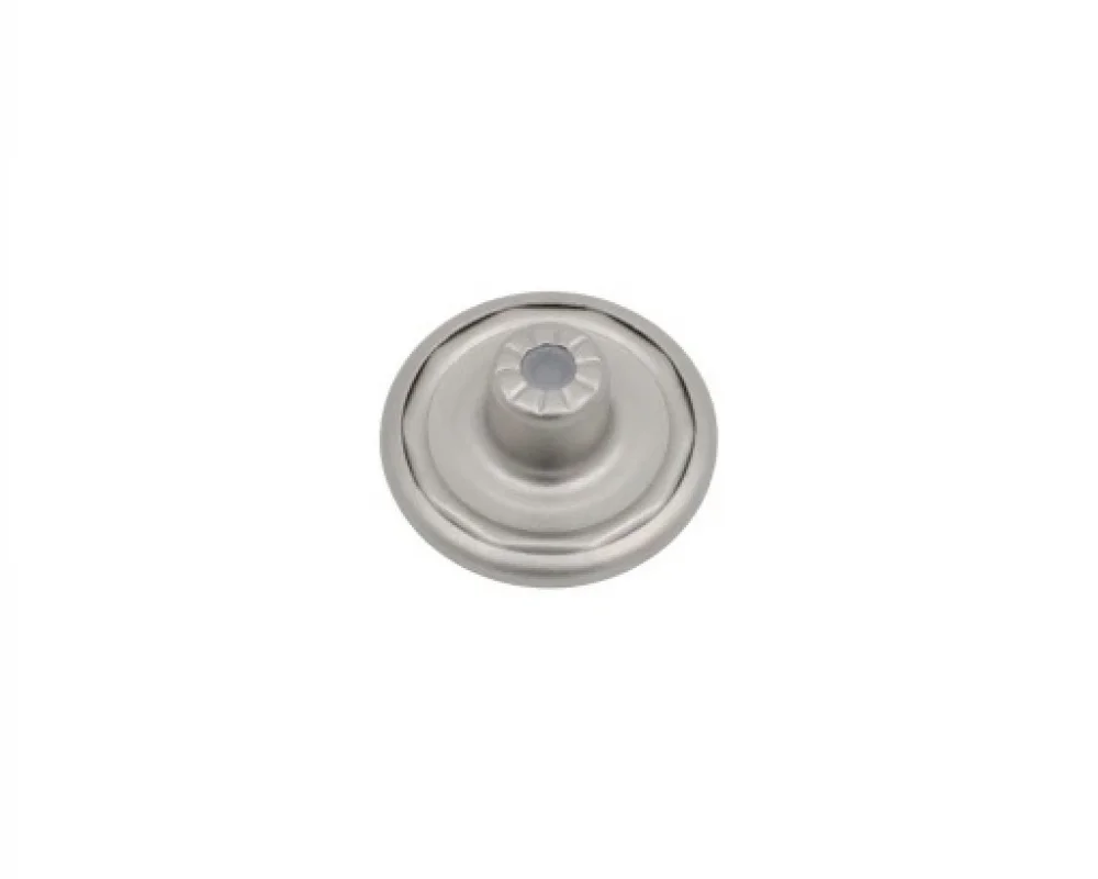 17 Mm Paslanmaz Sabit Kot Düğmesi (Mgn Kp-As) T1 - Mat Free Nikel