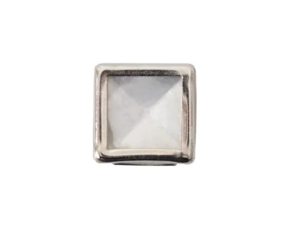 9.2X9.2 Mm Kare Tırnak Parça Klıkıt Çıtçıt - Free Nikel