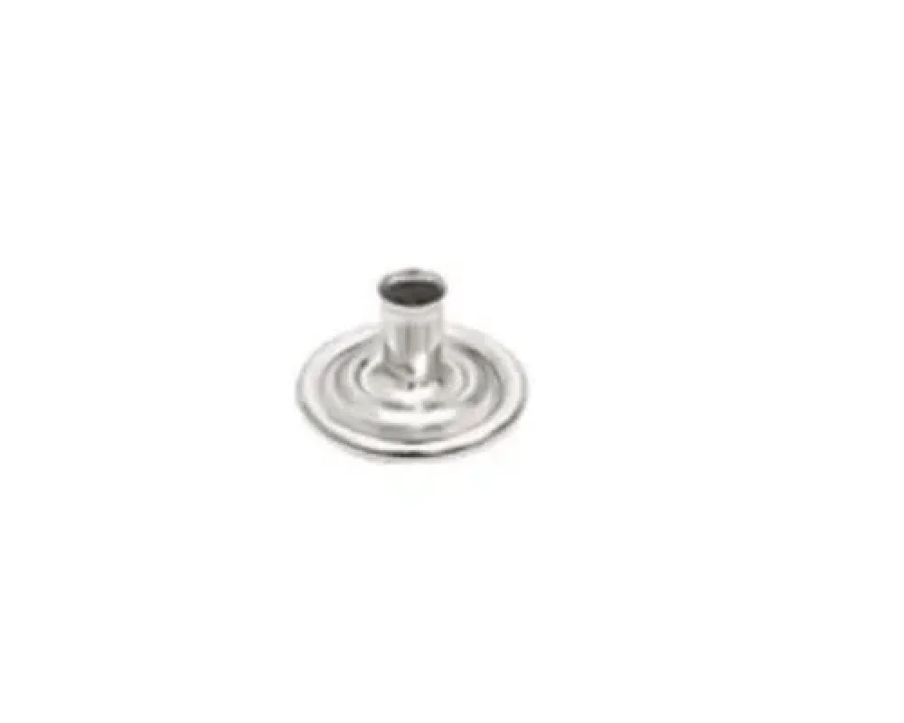 Caas 125 Flat Type Spring Snap Button Post Part With Capped - Free Nikel