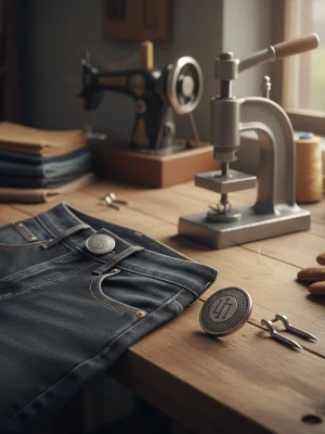 Paslanmaz Çatal Çivi Kot Düğmeleri Nedir?