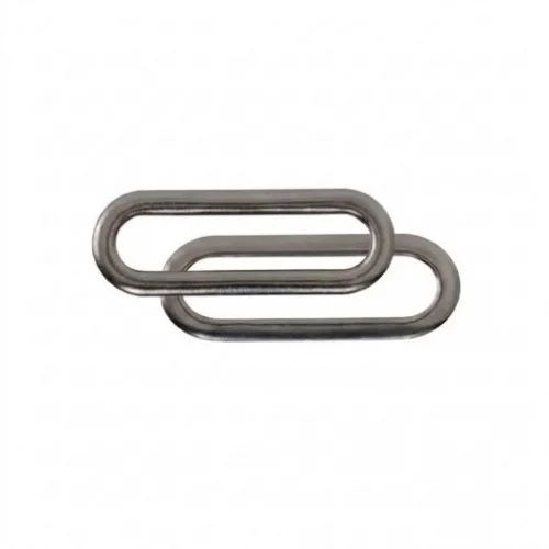 1 No Oval Pul - Siyah Free Nikel
