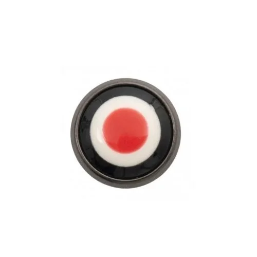 11.5 Mm Damarlı Kafa Parça Klikıt Çıtçıt - Siyah Nikel*