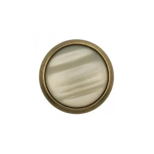 11.5 Mm Damarlı Kafa Parça Klıkıt Çıtçıt ( Dmr30 ) - Antik Sarı