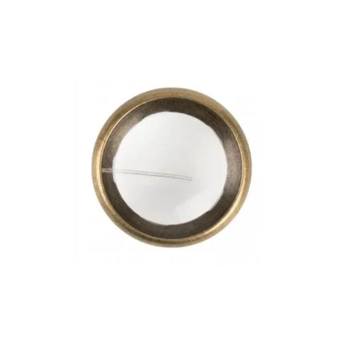 11.5 Mm Uzun Damarlı Kafa Parça Klıkıt Çıtçıt ( Dmr35 ) - Antik Sarı