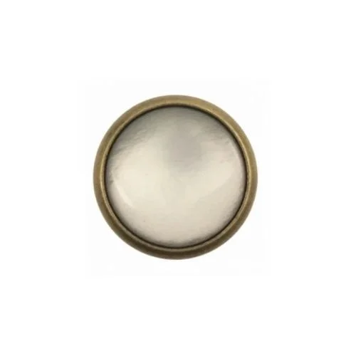 11.5 Mm Uzun Damarlı Kafa Parça Klıkıt Çıtçıt ( Dmr29 ) - Antik Sarı