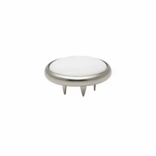 12.5 Mm Sedef Kafa Şeffaf Parça Klikıt Çıtçıt - Mat Free Nikel