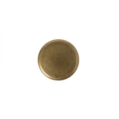 12.5 Mm 54 Düz Kapak Parça Çıtçıt - Antik Sarı