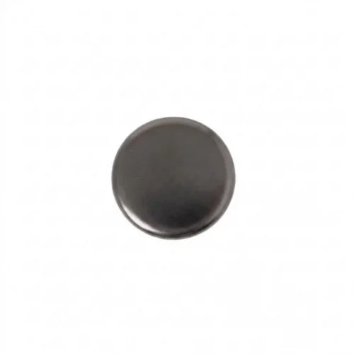 12.5 Mm 54 Düz Kapak Parça Çıtçıt - Siyah Nikel*
