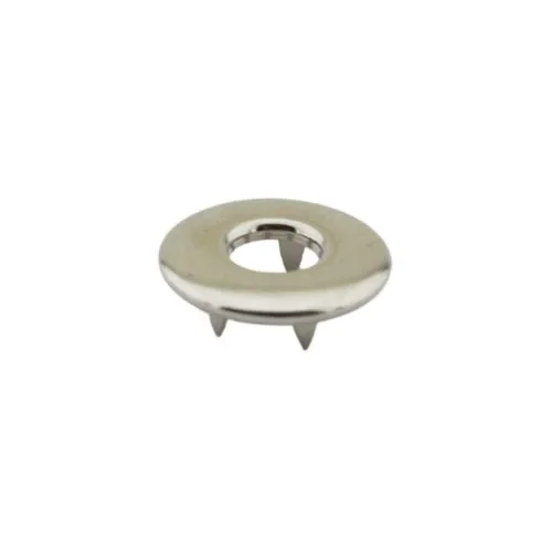 17 Mm Prong Snap Button Hollow Cap Part - Free Nikel
