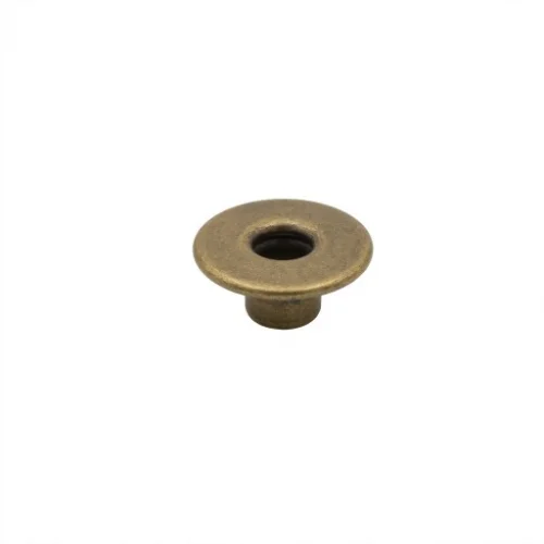 17 Mm Staınless Steel Hollow Leg Jean Button (Mgn Kp-As) - Antik Sarı