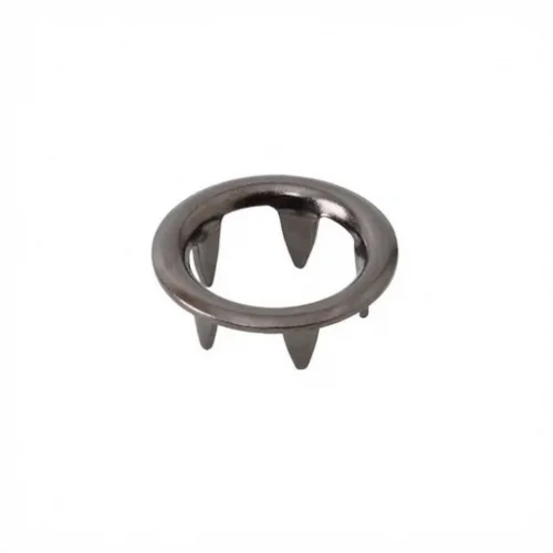 7.8 Mm Prong Snap Button Prong Part - Siyah Free Nikel