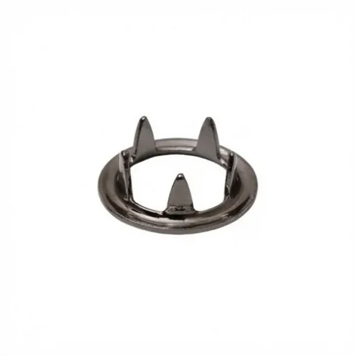 8.2 Mm Prong Snap Button Prong Part - Siyah Nikel*