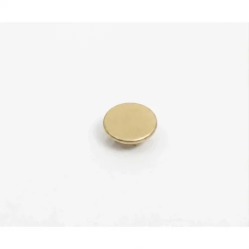 10 Mm Prong Snap Button Flat Cap Part - Ham
