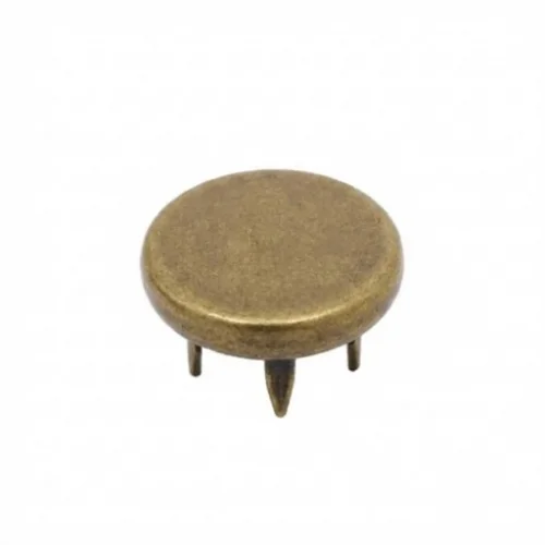 10 Mm Coin Cap Prong Snap Button - Antik Sarı