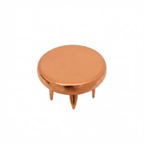 10 Mm Coin Cap Prong Snap Button - Bakır