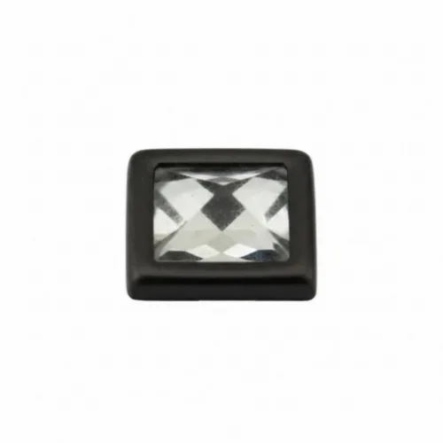 9.5 Mm Kare Taşlı Kafa Parça 9X9 Mm Klikıt Çıtçıt - Avrupa Siyah Oksit