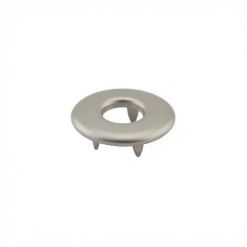 11.5 Mm Prong Snap Button Hollow Cap Part Long - Mat Free Nikel