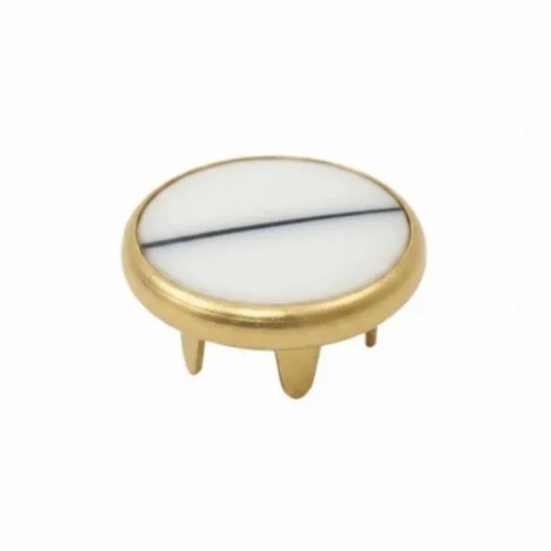 11.5 Mm Prong Snap Button Pearl Cap Part - Ham