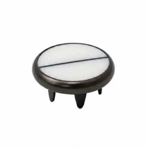 11.5 Mm Prong Snap Button Pearl Cap Part - Siyah Free Nikel