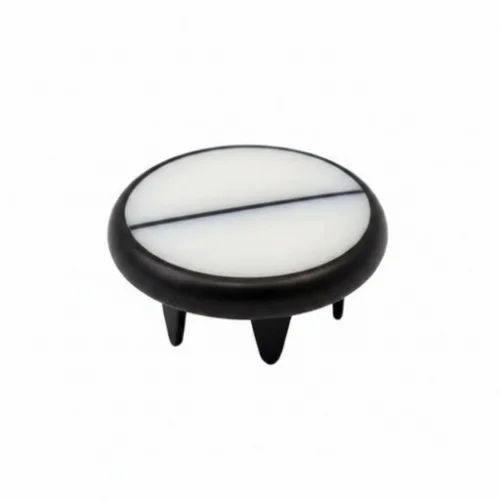 11.5 Mm Prong Snap Button Pearl Cap Part - Avrupa Siyah Oksit