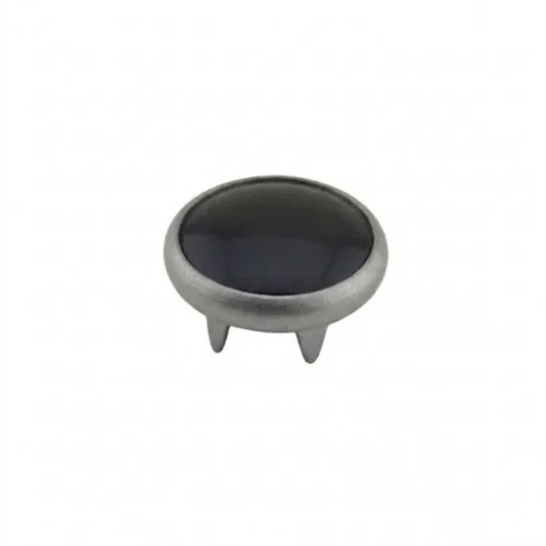17 Mm Prong Snap Button Black Pearl Cap Part - Kalay