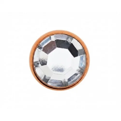 11.5 Mm Prong Snap Button Crystal Cap Part - Bakır