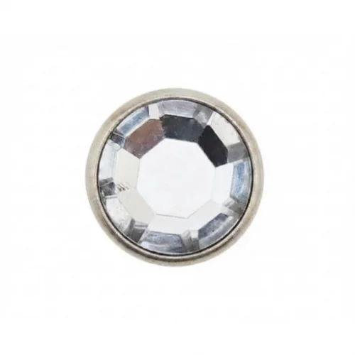 11.5 Mm Prong Snap Button Crystal Cap Part Long - Kalay Oksit