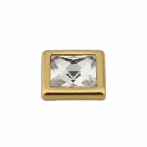 11X11 Mm Prong Snap Button Square Acrylıc Cap - Ham