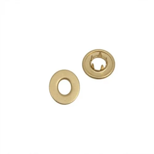 16 Mm Prong Snap Button Hollow Cap Part (10.5 Mm Kesicili) - Ham