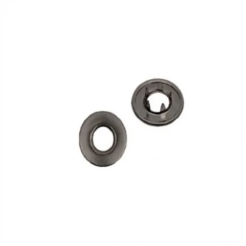 16 Mm Prong Snap Button Hollow Cap Part (10.5 Mm Kesicili) - Siyah Nikel*