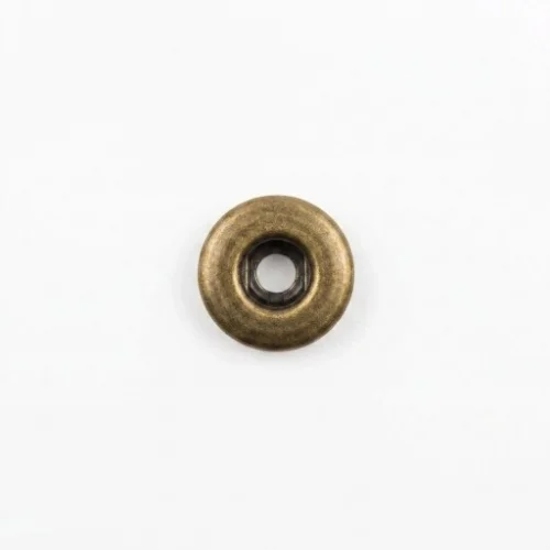 10 Mm Spring Snap Button Socket Part Vt2 Plain Logo - Antik Sarı