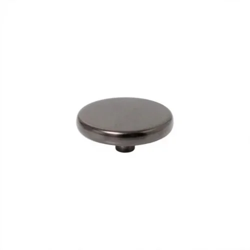 10.5 Mm Spring Snap Button Coin Cap Part - Siyah Free Nikel