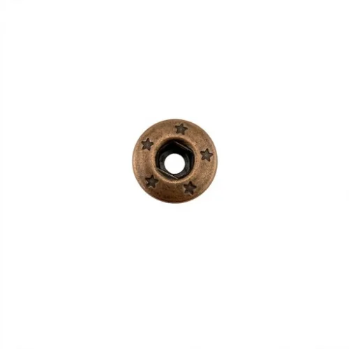 9.2 Mm Spring Snap Button Socket Part Vt2 - Bakır Oksit